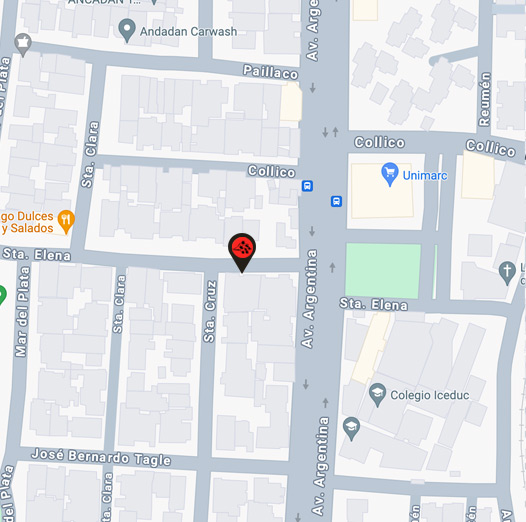 Mapa ubicación Kaito Sushi Antofagasta Sur